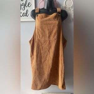 Corduroy Overall Dress